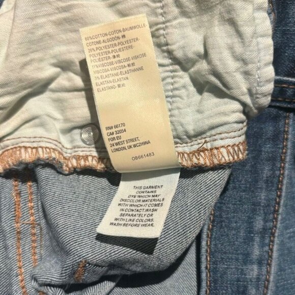 Free People Womens Great Heights Frayed Hem Skinny Jeans Size 26 - Picture 7 of 7